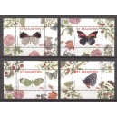 St. Maarten 2016 03 Vlinders, 2de serie, Vier blokjes