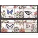 St. Maarten 2016 04 Vlinders, 3de serie, Vier blokjes