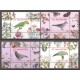 St. Maarten 2016 08 Vogels, 3de serie, Vier blokjes