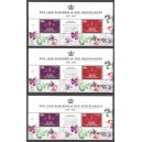 Caribisch Nederland 2016 03 200 Jaar koninkrijk der nederlanden - 9 Blokken