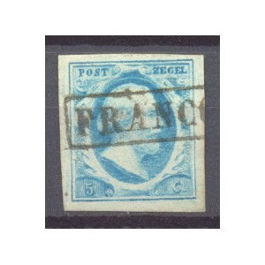 Nederland NVPH 01 PL IV 89 gestempeld