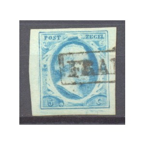 Nederland NVPH 01 PL V 36 gestempeld