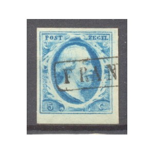 Nederland NVPH 01 PL VI 50 gestempeld