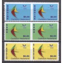 Caribisch Nederland 2014 01 NVPH 39/44 Frankeerzegels