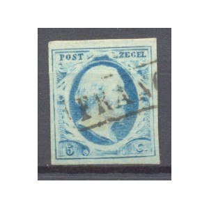 Nederland NVPH 01 PL VI 59 gestempeld