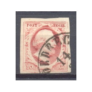 Nederland NVPH 02 PL II 82 gestempeld