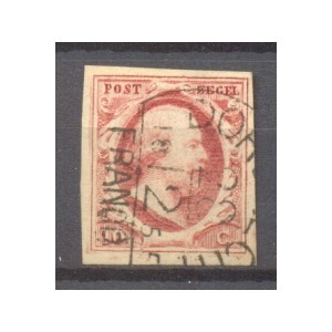 Nederland NVPH 02 PL III 24 gestempeld