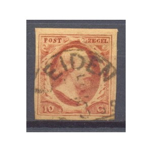 Nederland NVPH 02 PL V 23 gestempeld