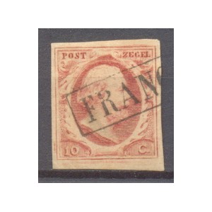 Nederland NVPH 02 PL VI 05 gestempeld