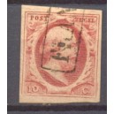 Nederland NVPH 2 PL VI 60 gestempeld