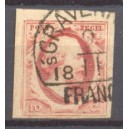 Nederland NVPH 2 PL VI 92 gestempeld