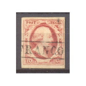 Nederland NVPH 02 PL VII 09 gestempeld