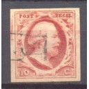 Nederland NVPH 2 PL VII 27 gestempeld