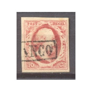 Nederland NVPH 02 PL VII 42 gestempeld