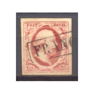 Nederland NVPH 02 PL VII 89 gestempeld