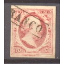 Nederland NVPH 2 PL IX 20 gestempeld