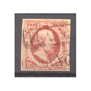 Nederland NVPH 02 PL IX 26 gestempeld