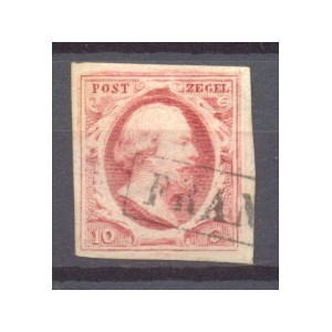 Nederland NVPH 02 PL IX 30 gestempeld