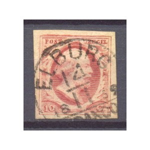 Nederland NVPH 02 PL V 50 Elburg C gestempeld