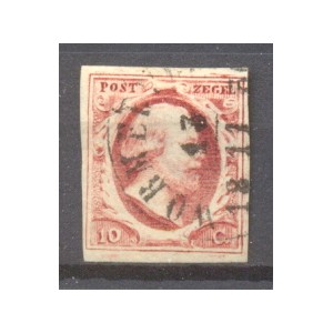 Nederland NVPH 02 PL IV 07 Wormerveer B gestempeld