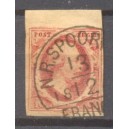 Nederland NVPH 02 N.R. Spoorweg gestempeld