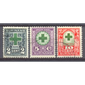 Suriname NVPH 127-129 gebruikt (scan B)