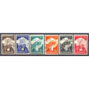 Suriname NVPH 151-156 gebruikt (scan B)