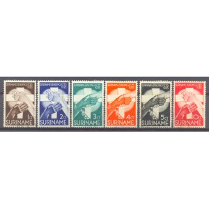 Suriname NVPH 151-156 gebruikt (scan D)
