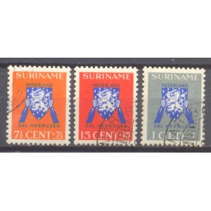 Suriname NVPH 197-199 gebruikt (scan B)