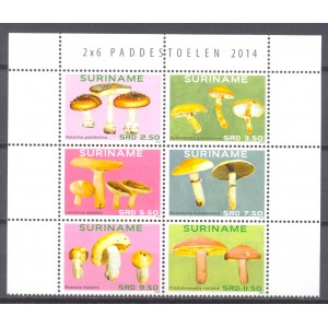 Suriname 2014 01 ZBL 2005/2010 Paddestoelen