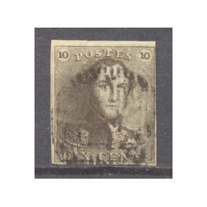 Belgi&euml; OBP 0001 gestempeld (scan A)