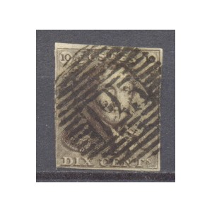 Belgi&euml; OBP 0001 gestempeld (scan B)