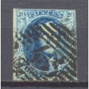 Belgi&euml; OBP 0007 gestempeld (scan D)