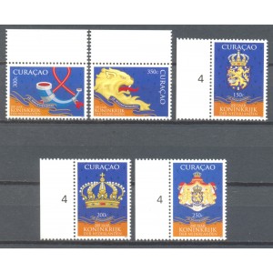 Cura&ccedil;ao 2014 01 NVPH 192/196 Koninklijke Bezienswaardigheden