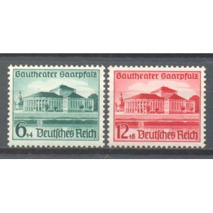 Duitse Rijk Michel 673/674 postfris (scan A)