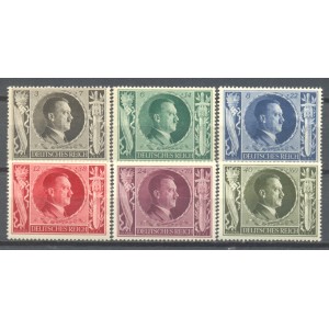Duitse Rijk Michel 844/849 postfris (scan B)