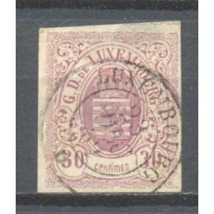 Luxemburg Michel 009 gestempeld