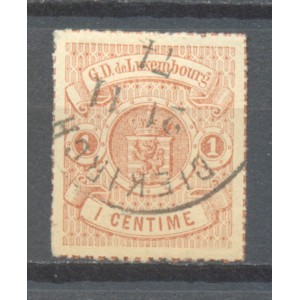 Luxemburg Michel 016b gestempeld