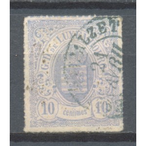 Luxemburg Michel 017b gestempeld